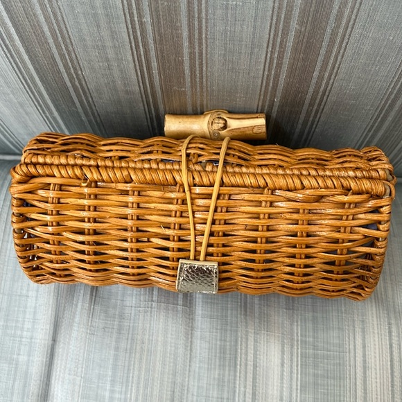 Lilly Pulitzer Wicker Case with "Boca Blue Its A Sailabration" Lining - NWT - Picture 6 of 12